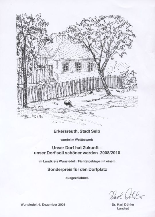 Sonderpreis Unser Dorf soll schöner werden